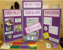 Image of display stand and leaflets